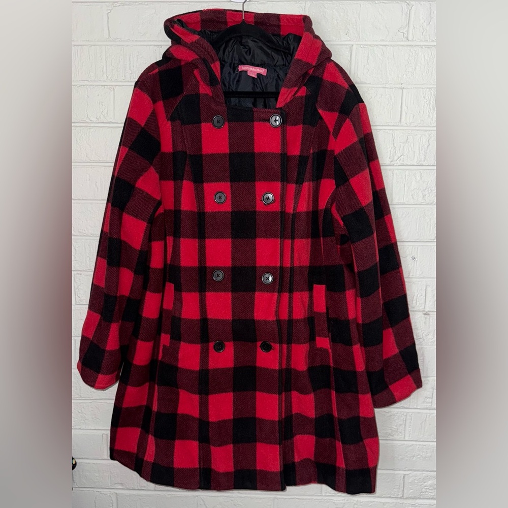 WOMAN WITHIN women’s hooded jacket/coat Sz 22W ✨ - Picture 1 of 8